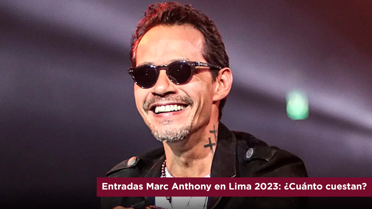 Ticketmaster Entradas Marc Anthony en Lima 2023 precios