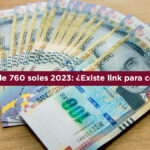 bono 760 soles link consultar con DNI 2023