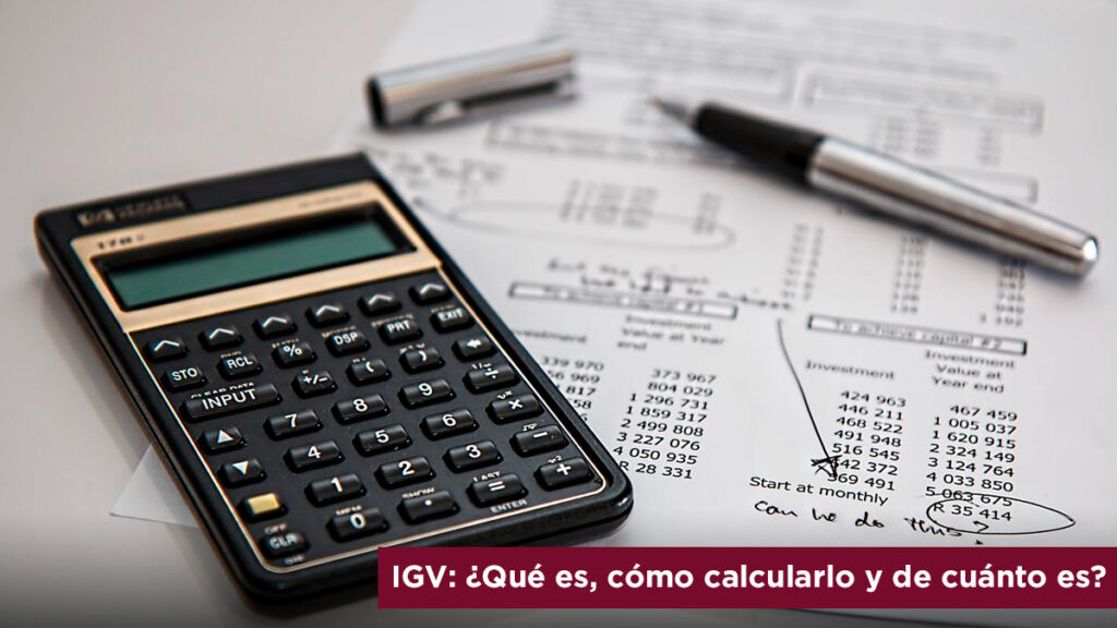 cómo calcular el igv en perú ejemplos