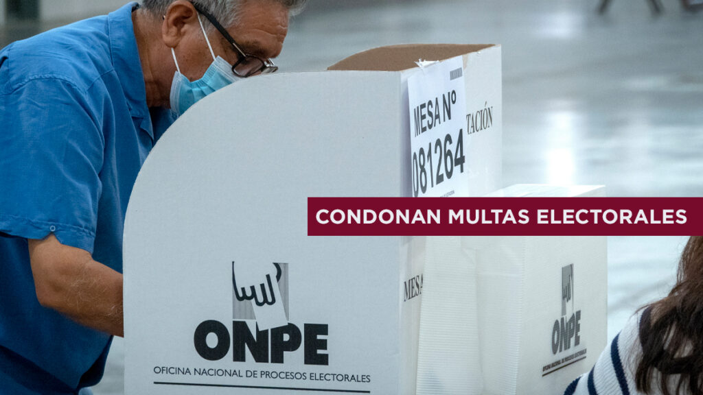 Condonan multas electorales