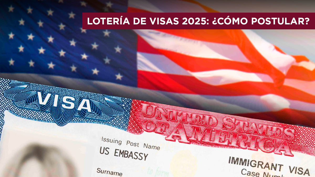 Lotería de visas 2025 requisitos cómo postular
