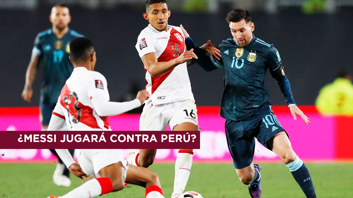 Messi jugará contra Perú