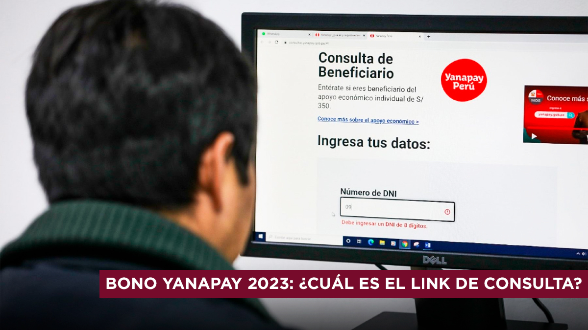 Link de Bono Yanapay 2023: ¿Se puede saber si eres beneficiario con DNI?
