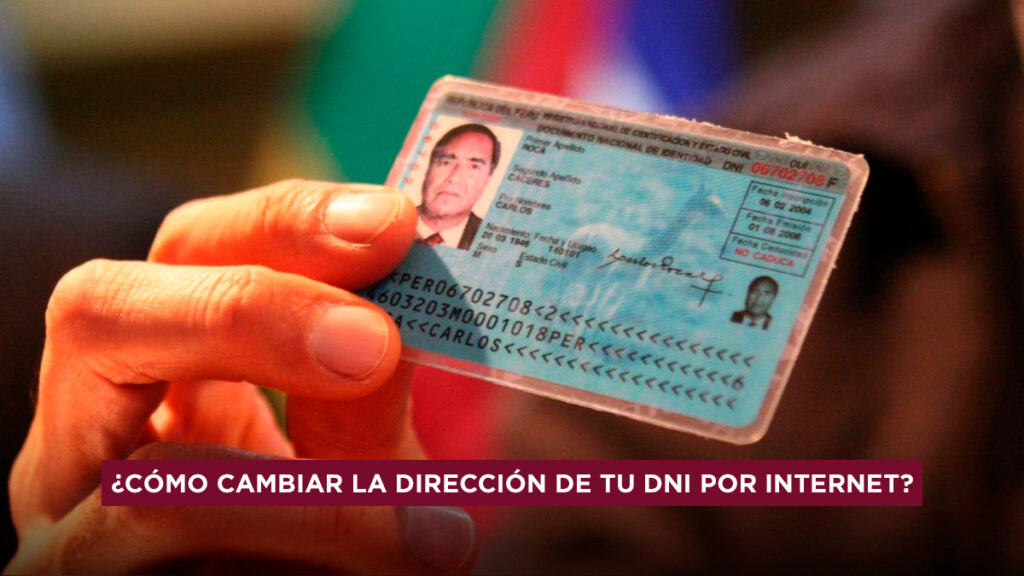 Cómo cambiar o actualizar la dirección de tu DNI por internet