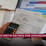 Cómo emitir recibos por honorarios electrónicos con clave sol sunat