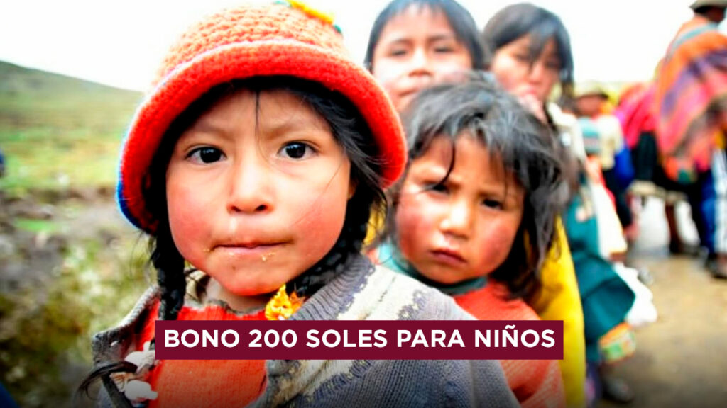 bono 200 soles para niños