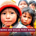 bono 200 soles para niños