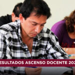 Resultados Ascenso Docente 2023 Link del Minedu