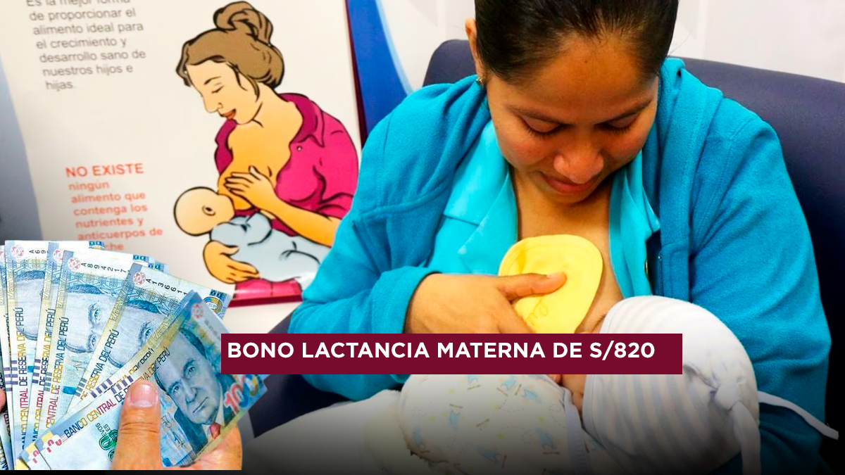 Bono Lactancia Materna 2024: Link, requisitos y pasos para cobrar los S/820