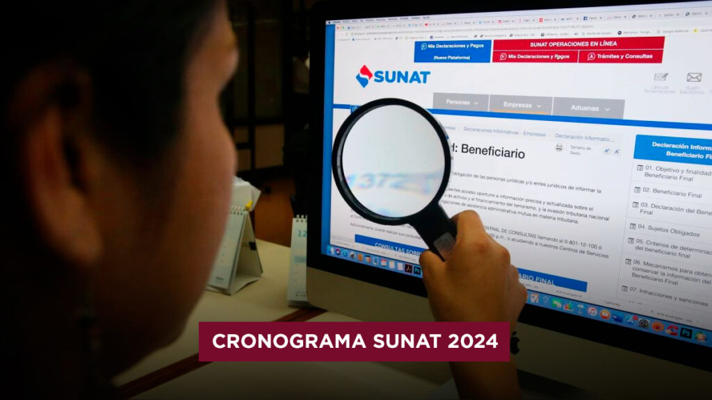Cronograma Sunat 2024 ¿Hasta cuándo se entrega la declaración jurada